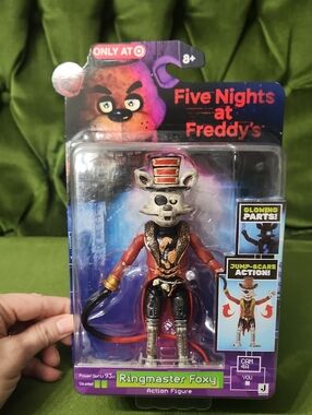 Five Nights at Freddy's Ringmaster Foxy Action Figure - Red and Gold